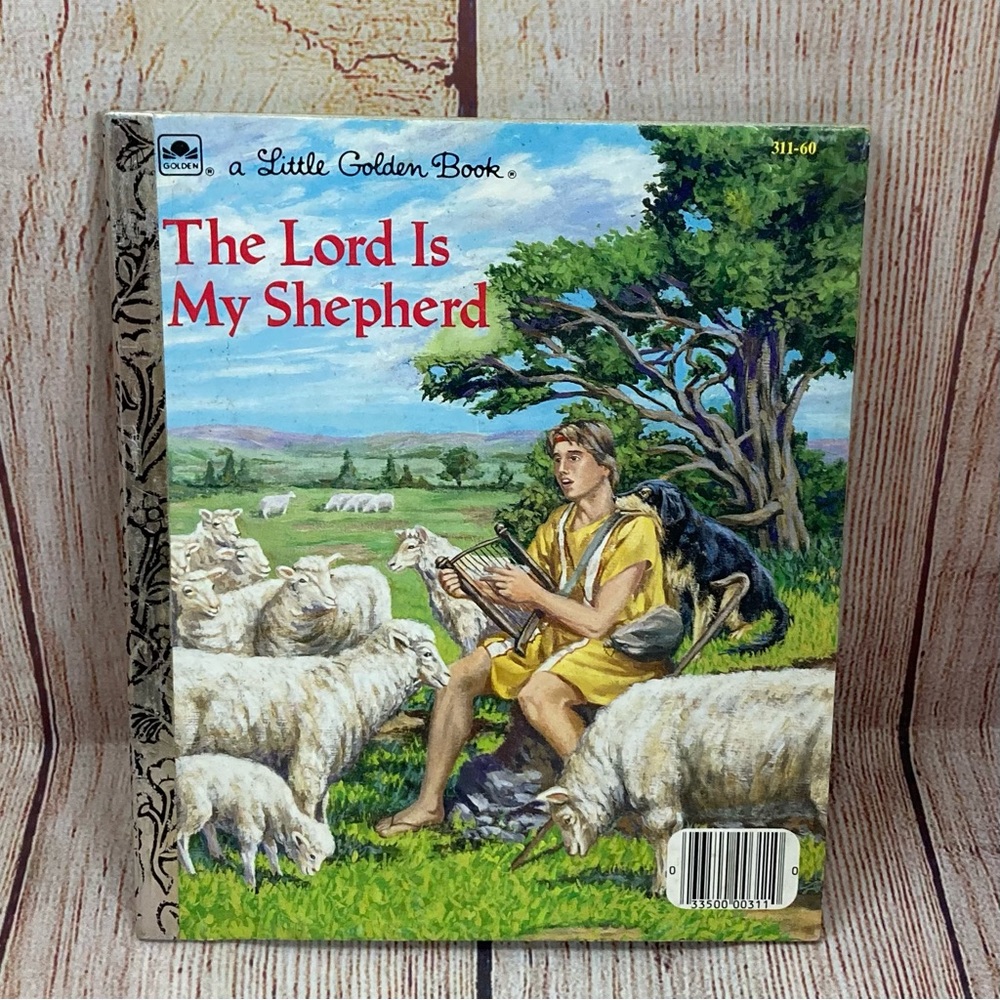 Vintage The Lord Is My Shepherd 311-60 A Little Golden Book 1986